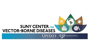 A logo for the suny center for air-borne diseases.