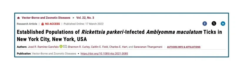 A paper with the title of " buckettia parkeri-infected amblyopia ".